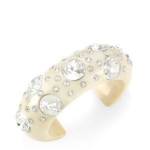 Lele Sadoughi Crystal Studded Cuff